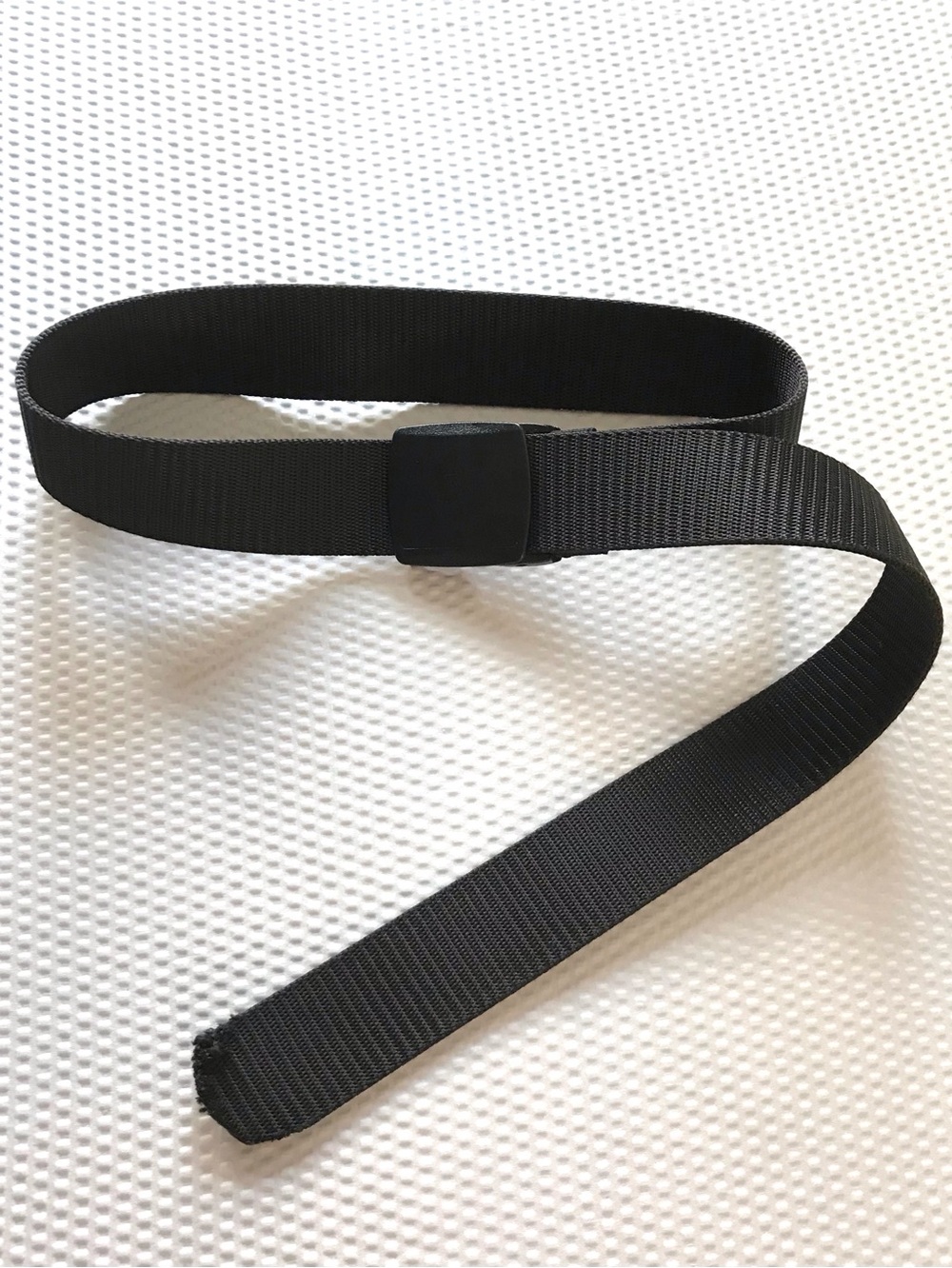 YKK Tactical Nylon Web Belt 40" Black streetwear casual gorpcore techwear utilty